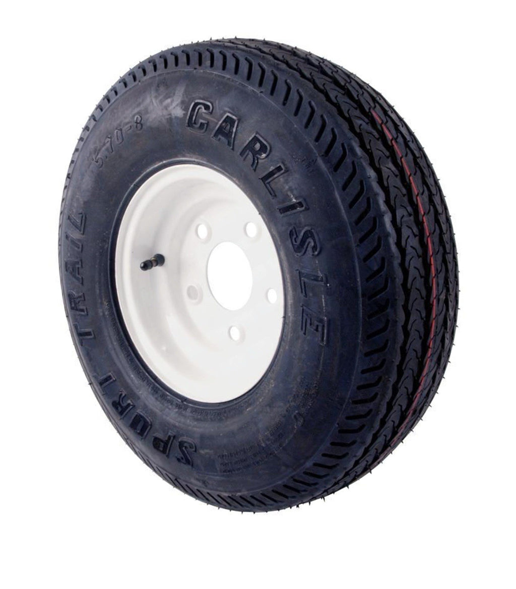 Taylor Dunn  TIRE + WHEEL - 5.7 X 8 LRC 5 ON 4.5 BOLT | TA13-742-00