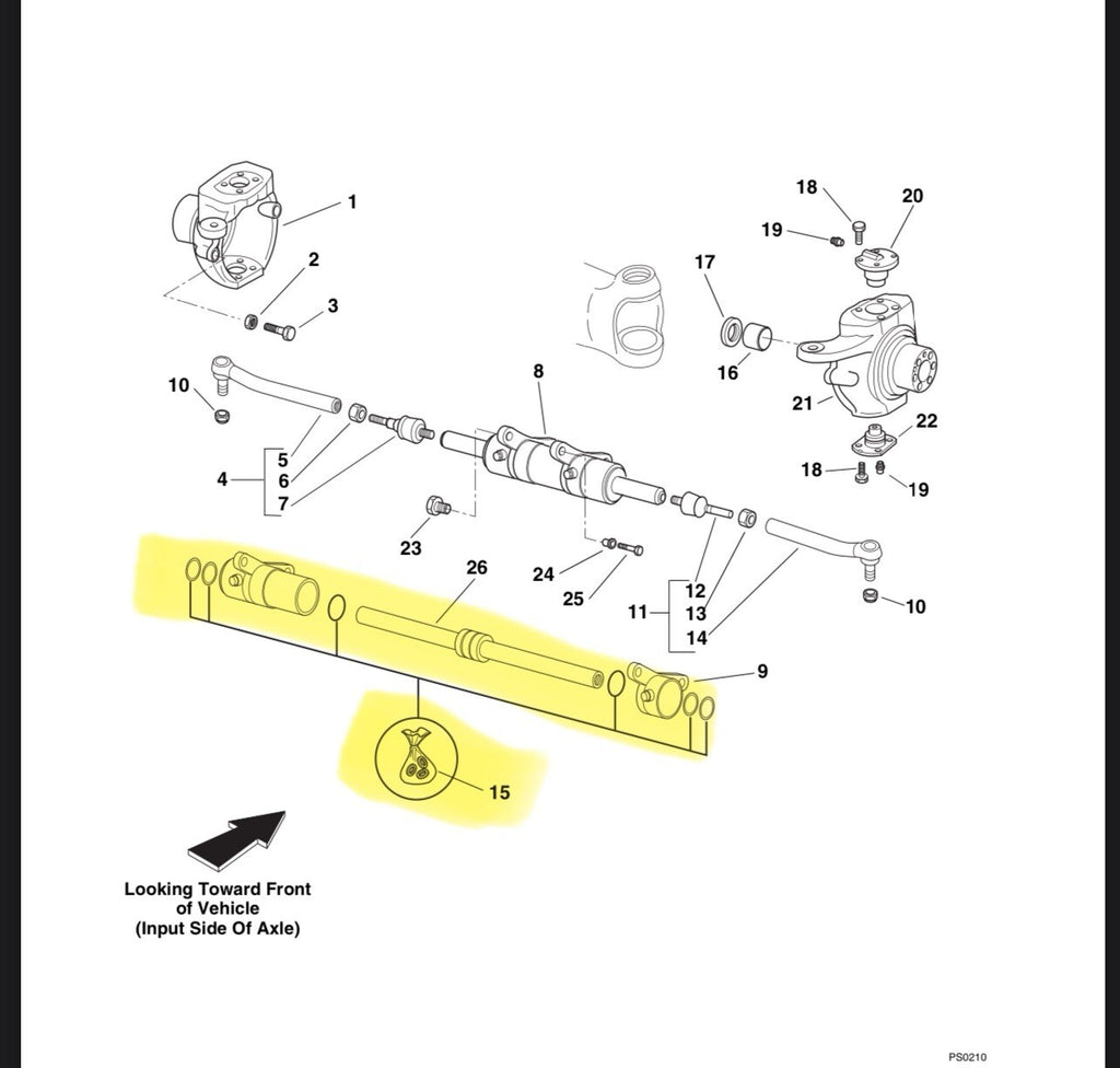 Skytrak 8035253 Steer Cylinder Seal Kit | 3606