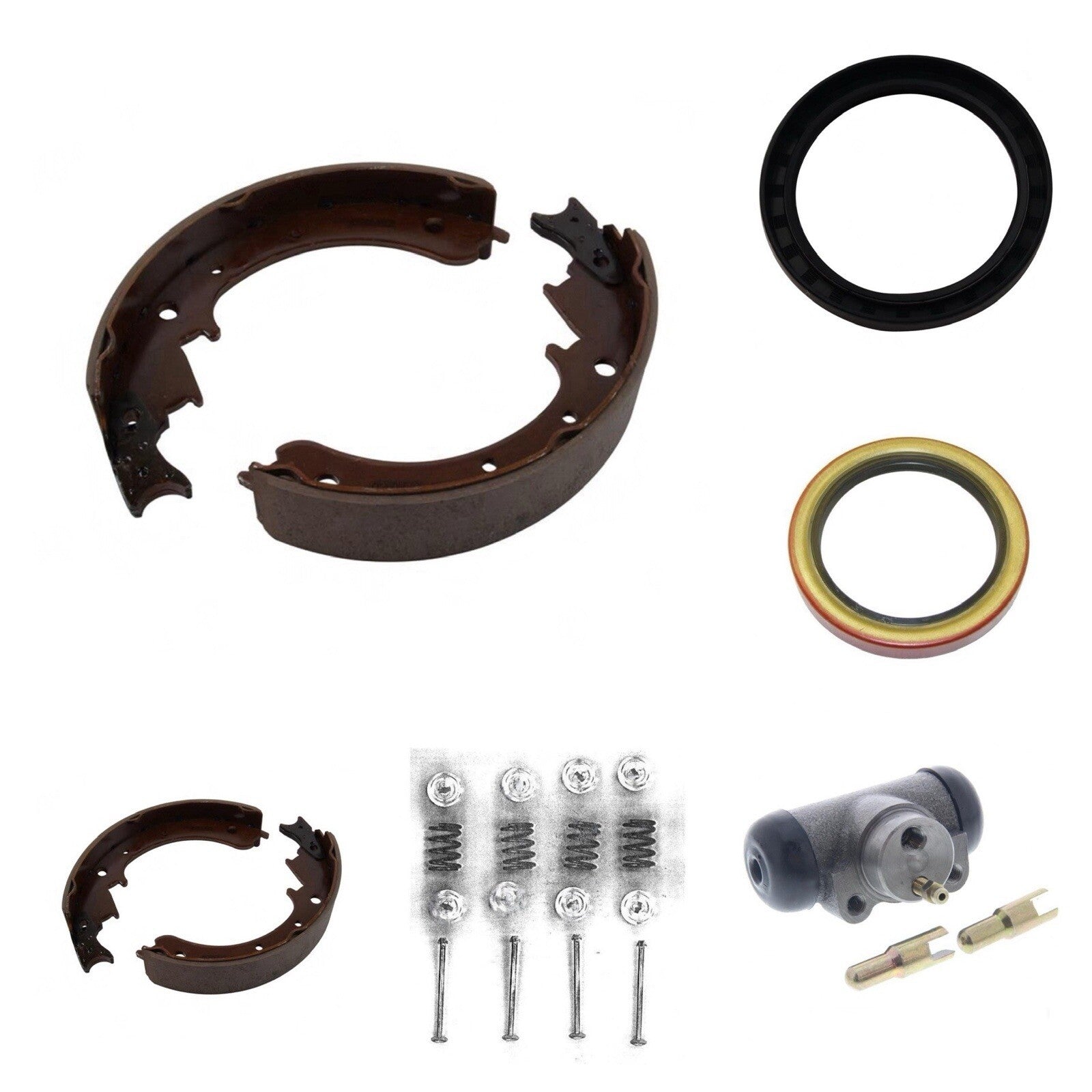 Hyster Forklift Brake Kit For H50XM H177 Shoes,Hold Down Kit, Wheel Cyl & Seals