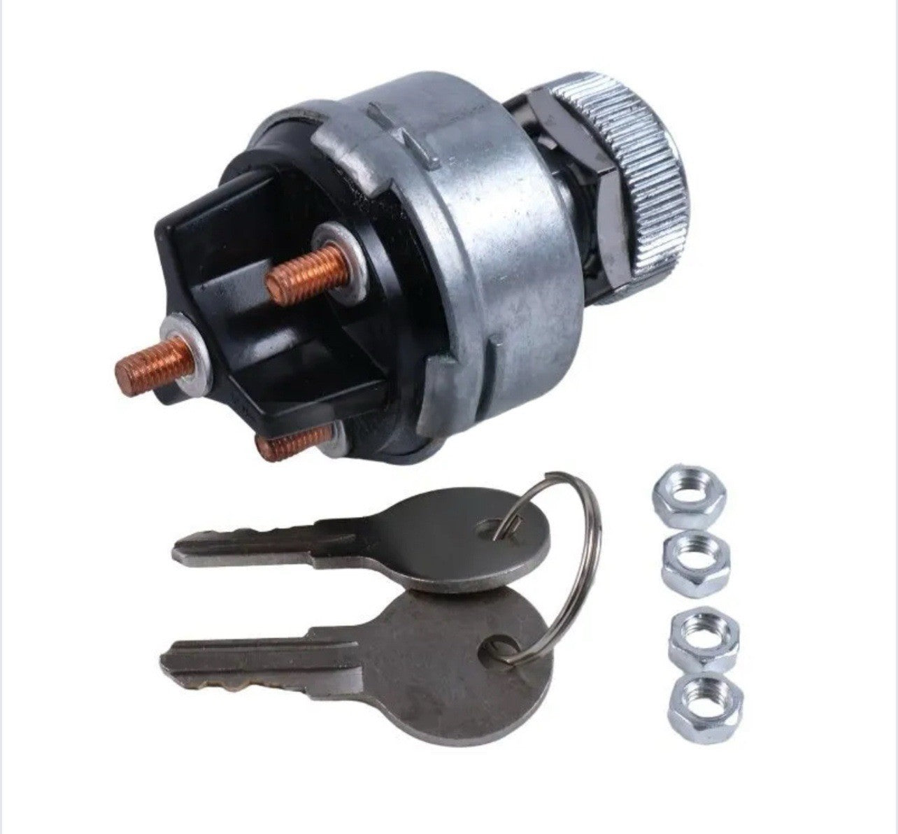 5165073-00 Ignition Switch w/ Keys for Yale Forklift 4 Terminal