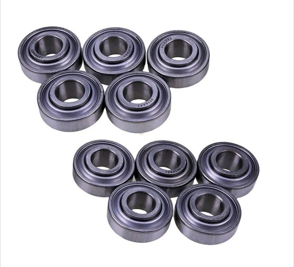 10PCS 203KRR2 Bearing 0.64" Bore AN281357 JD9214 for John Deere CASE New Holland