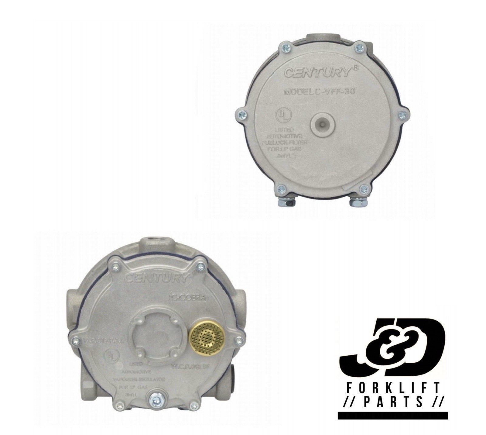 COBRA VFF30-2 PROPANE REGULATOR CONVERTER LOCKOFF FORKLIFT FOR IMPCO STYLE LPG