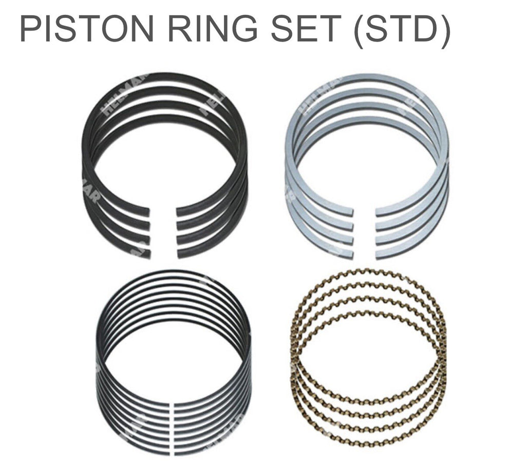 (SET OF 4) Mitsubishi Forklift 4G64 Engine Piston & Pin Set W/Ring Set | STD