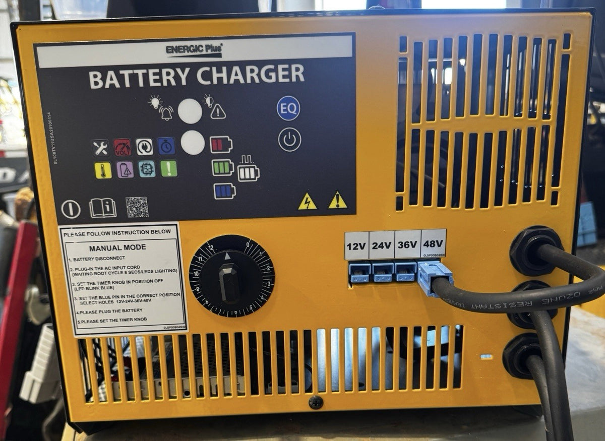 12/24/36/48 VOLT 30-50AMP 120V SINGLE PHASE FORKLIFT CHARGER