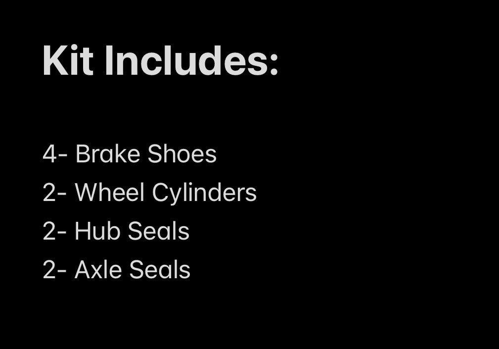 Hyster Forklift Brake Kit for S60XM D187 | Shoes, Wheel Cylinders & Seals