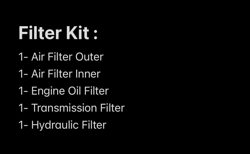 Filter Kit for Toyota Forklift 7FGU35 72242 | GM 4.3 Engine