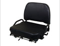 Forklift Seat W/ Hip Restraint | Black Vinyl | Retractable Seat Belt