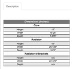 91601-14200 Radiator For Mitsubishi Cat Forklift