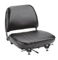 New Black Vinyl Forklift Seat | Universal Replacement | Fits All Models