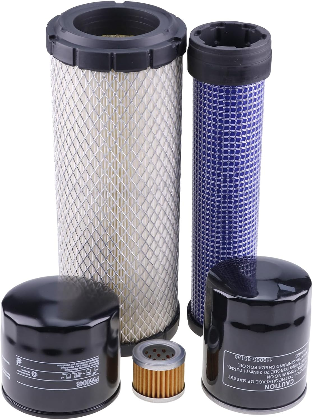 Filter Kit Compatible for John Deere Compact Excavator 35D 50D with Yanmar 3TNV8