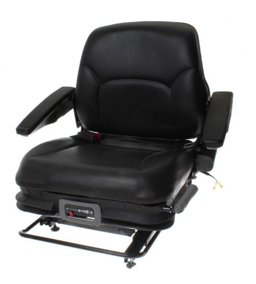 HYUNDAI FORKLIFT BLACK VINYL SEAT ASSEMBLY 71FH-10541