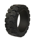 (QTY 2) FORKLIFT TIRE - 18X6X12.125 TRACTION PRESS ON BLACK