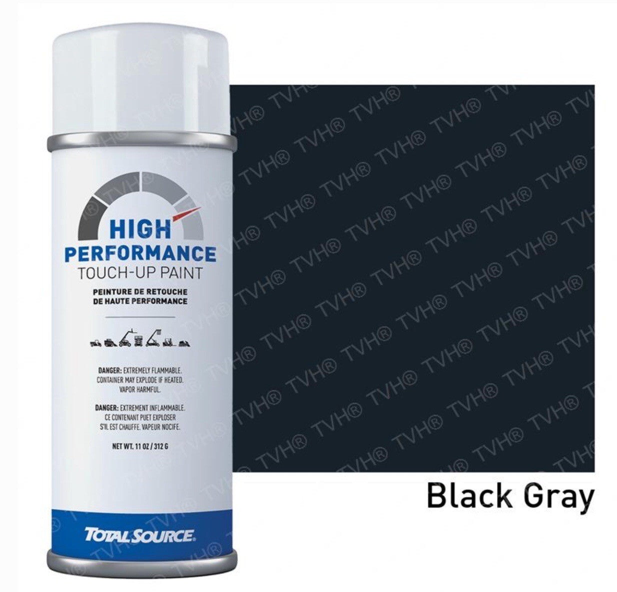 Spray Paint Black / Gray For Komatsu Forklift High Performance Touch Up