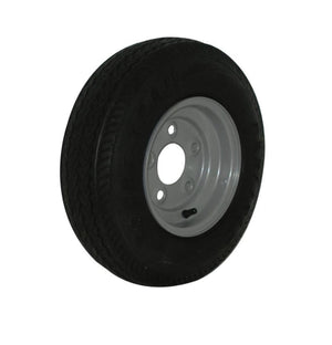 13-734-00 Fits TAYLOR DUNN TIRE + WHEEL - 4.80 X 8 LRB 8X3.75 5/4.5 SOLID