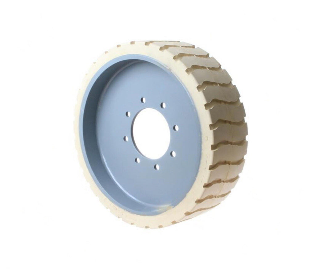 GN94908 GENIE MOULD ON WHEEL - 22X7 8 HOLE 8 BOLT - NM TREAD (WHITE)