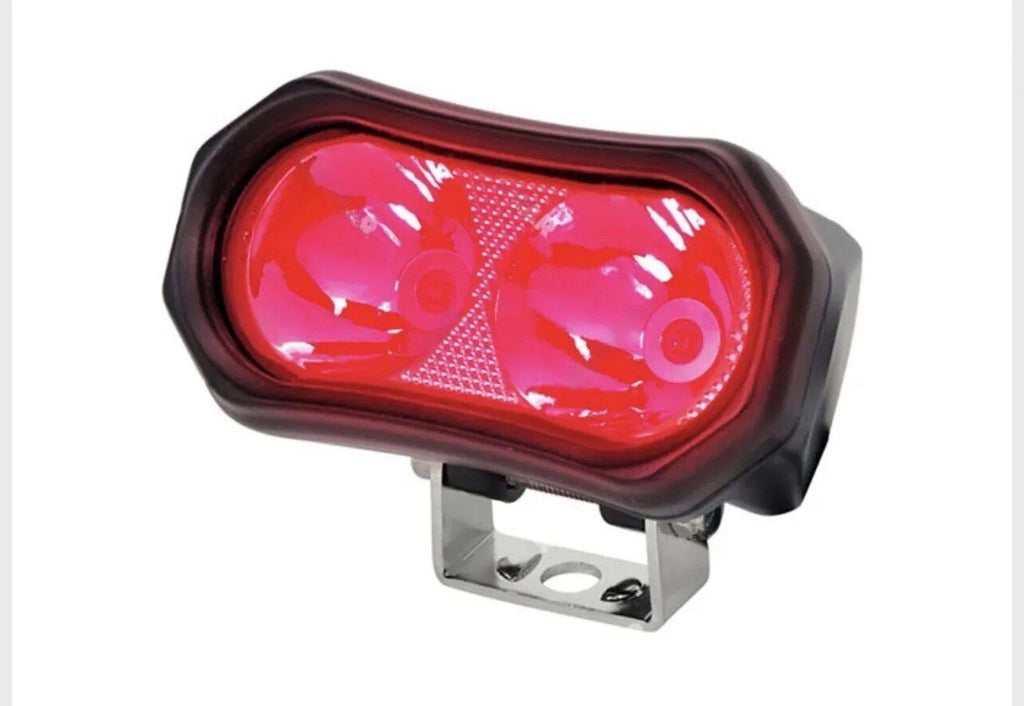 Red LED Forklift Spotlight 60762R | 10-110V Universal Warning Safety Light