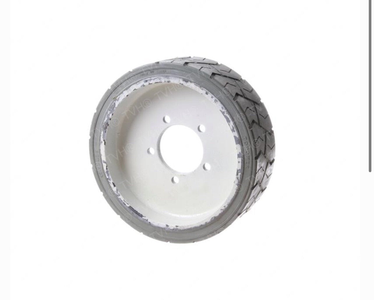 JLG 4860182 Non-Marking Treaded Molded-On Wheel Gray -12.5” x 4.25 1532E2 1932E2