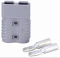 2X FORKLIFT BATTERY CABLE CONNECTOR SB175A GRAY 2 TIPS 1/0  REPLACES 6325G1