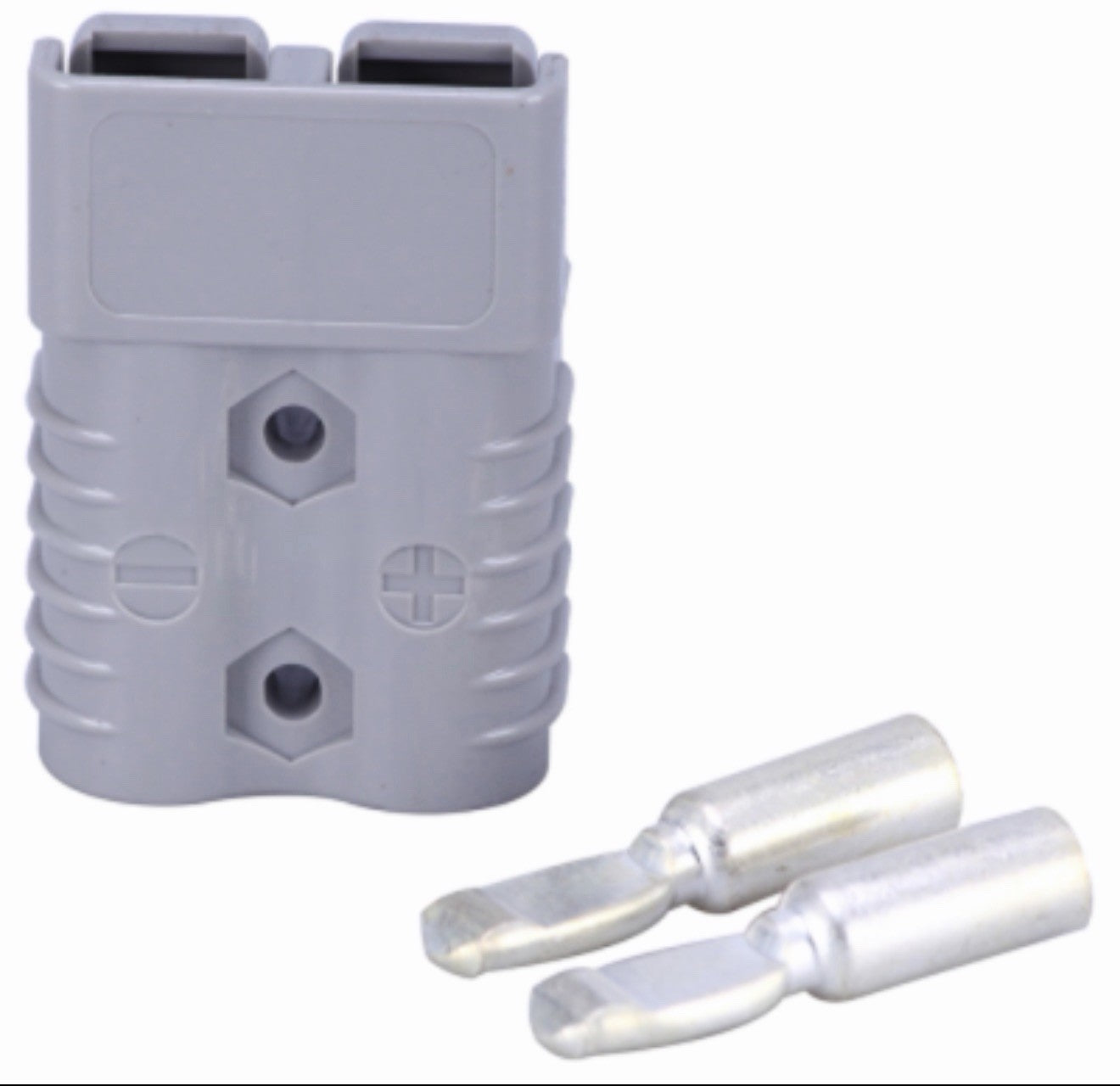 2X FORKLIFT BATTERY CABLE CONNECTOR SB175A GRAY 2 TIPS 1/0  REPLACES 6325G1