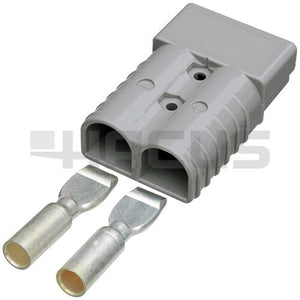 Clark Forklift 350A Gray Battery Connector 1737692 | 2/0 Cable | HACUS
