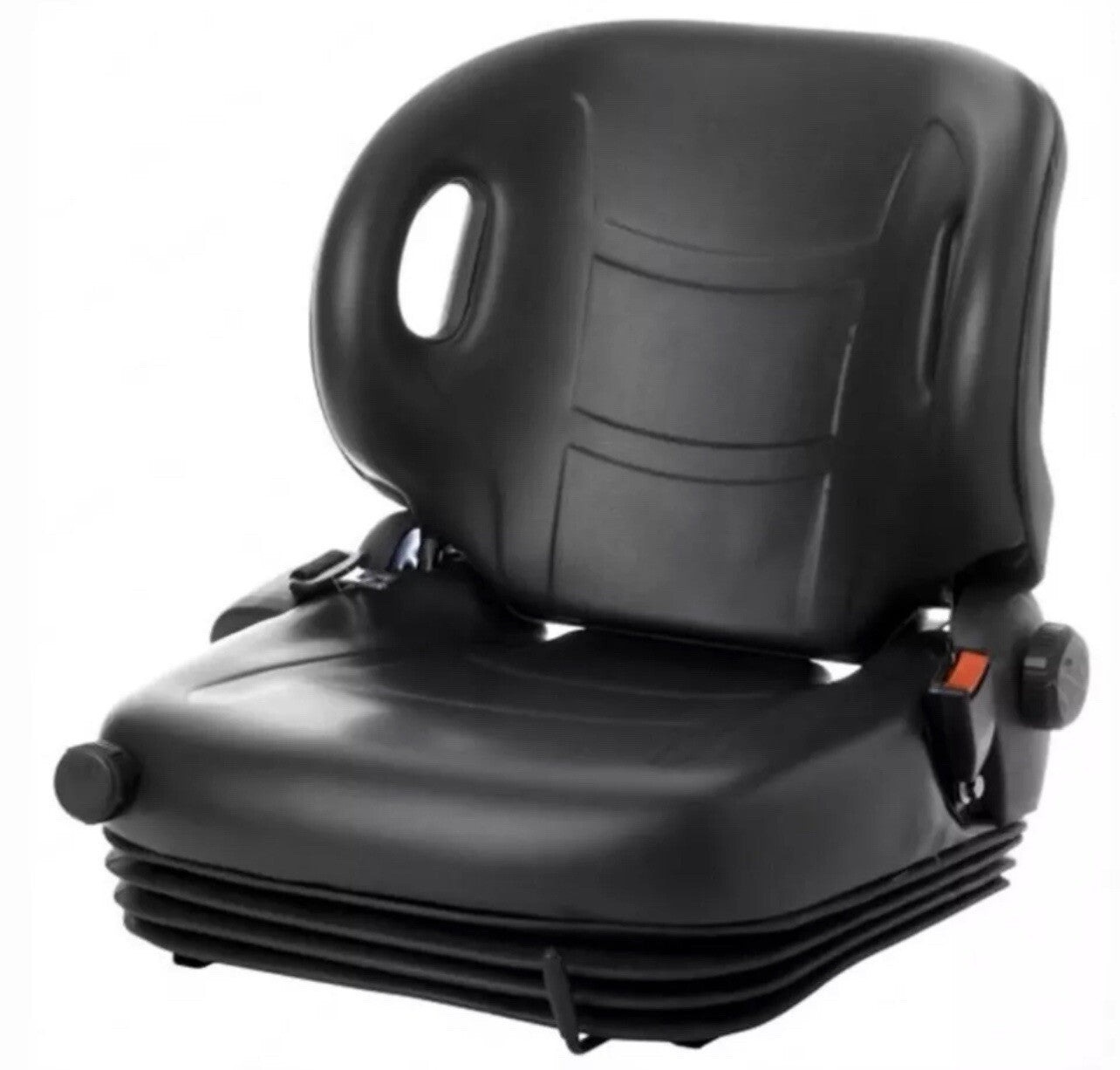 NEW MOLDED TOYOTA FORKLIFT SUSPENSION SEAT W/ SEATBELT & SWITCH | FREE SHIPPING!