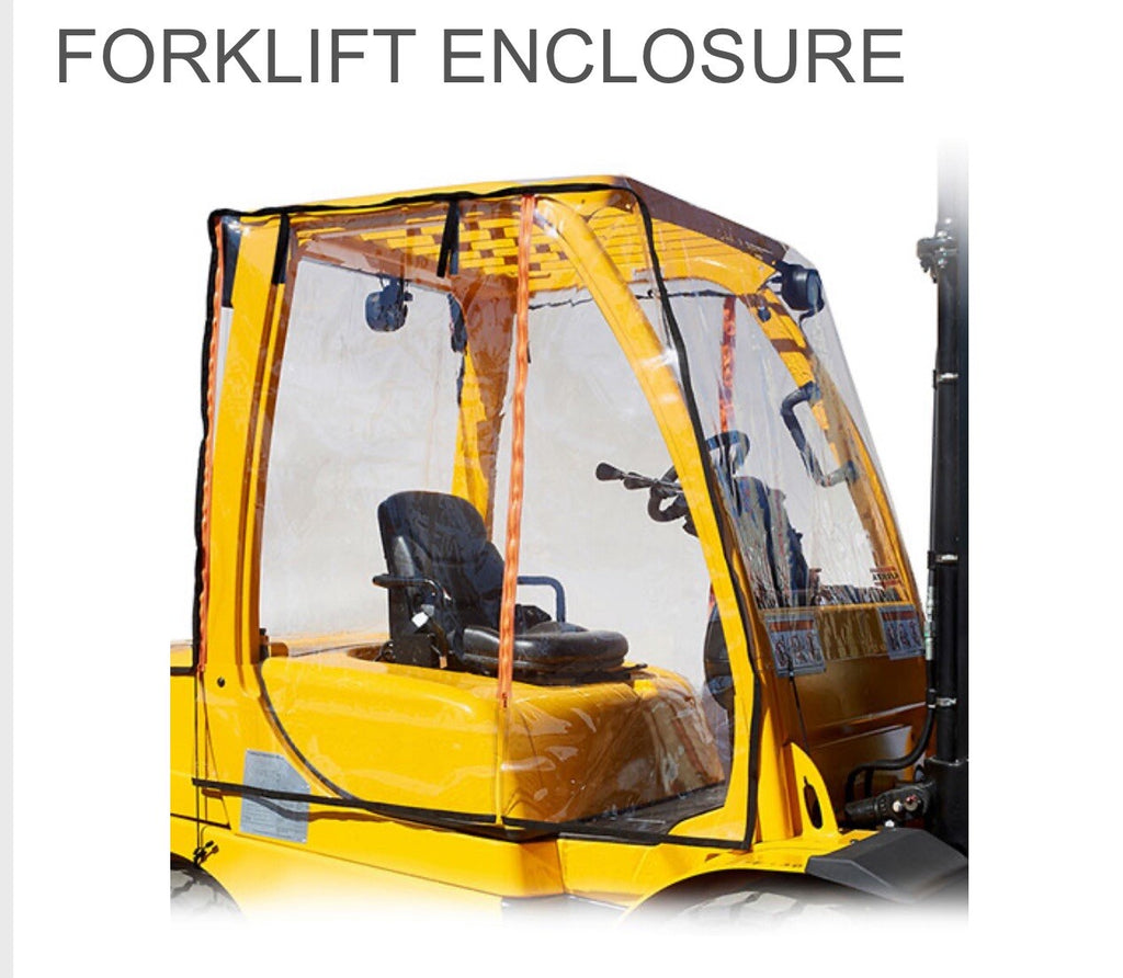 Universal Forklift Cab Enclosure | Fits Lifts With Capacity up to 6,000lbs