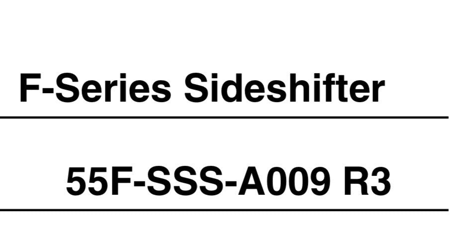 6025686 Forklift Cylinder Sideshift - Replacement for Cascade | Fits F-Series