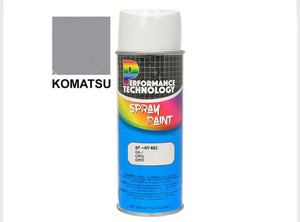 KOMATSU FORKLIFT SPRAY PAINT TOUCH GREY 12 0Z  (SET OF 2)