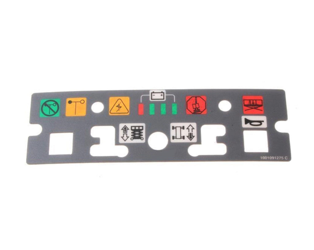 Upper Mounting Module Label 1001091275 for JLG ES Platform Control Boxes