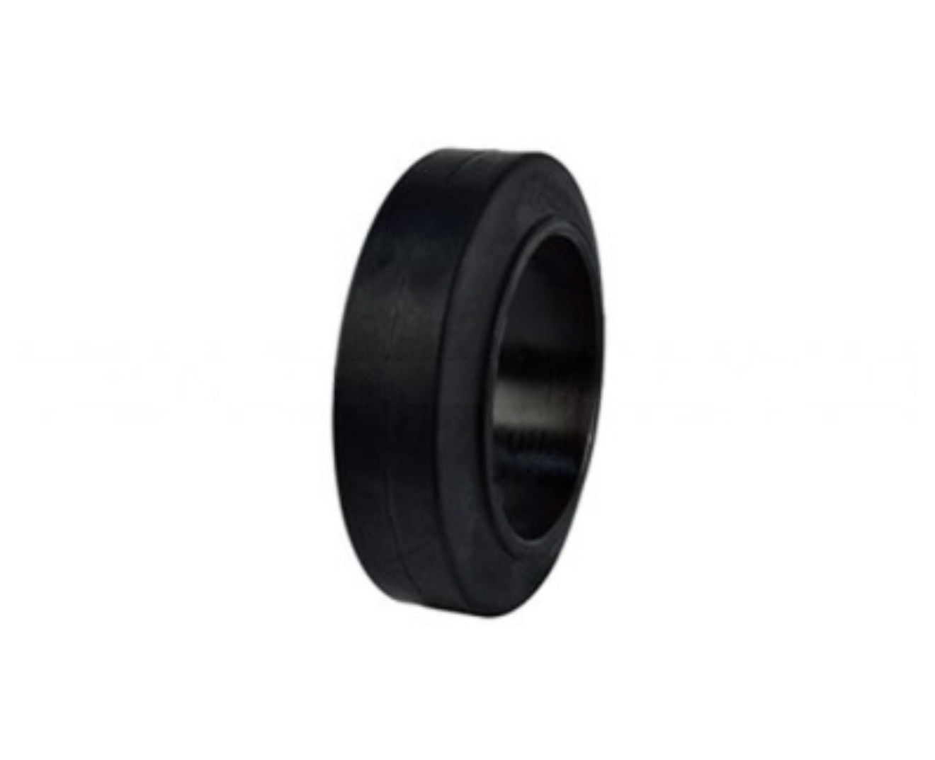 Forklift Cushion Tire 16x5x10.5 Black Smooth High-Quality Set of 2