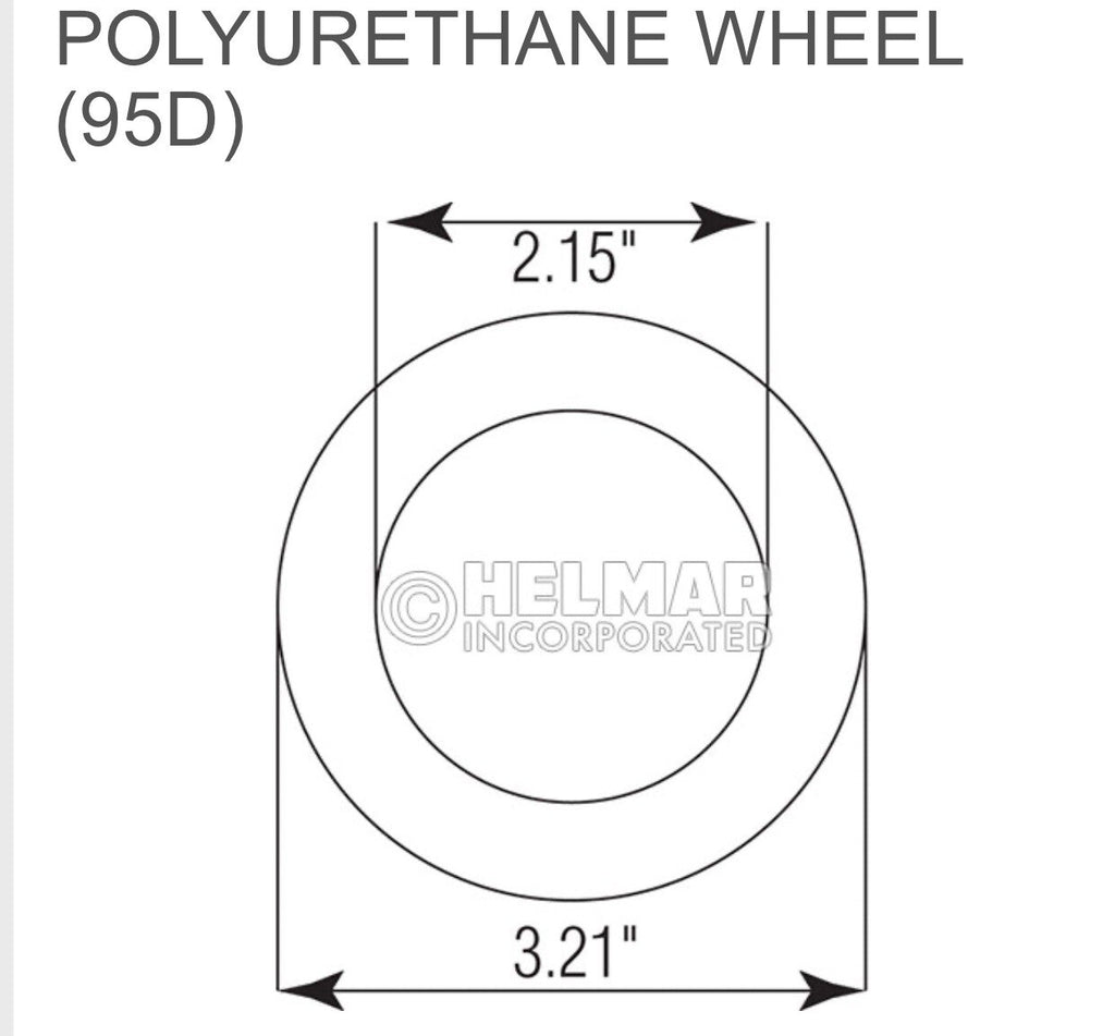 Single Load Wheel For Crown Pallet Truck WP3000,WP3035-45
