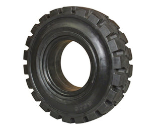 (QTY 2) 6.00-9 Forklift Tires Solid Forklift Tire 6.00/9 | Black Traction