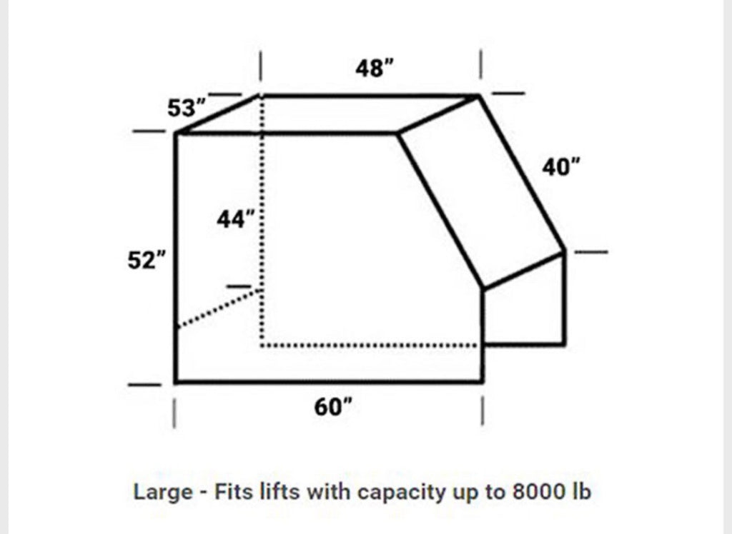 Universal Forklift Cab Enclosure | Fits Lifts With Capacity up to 8,000lbs