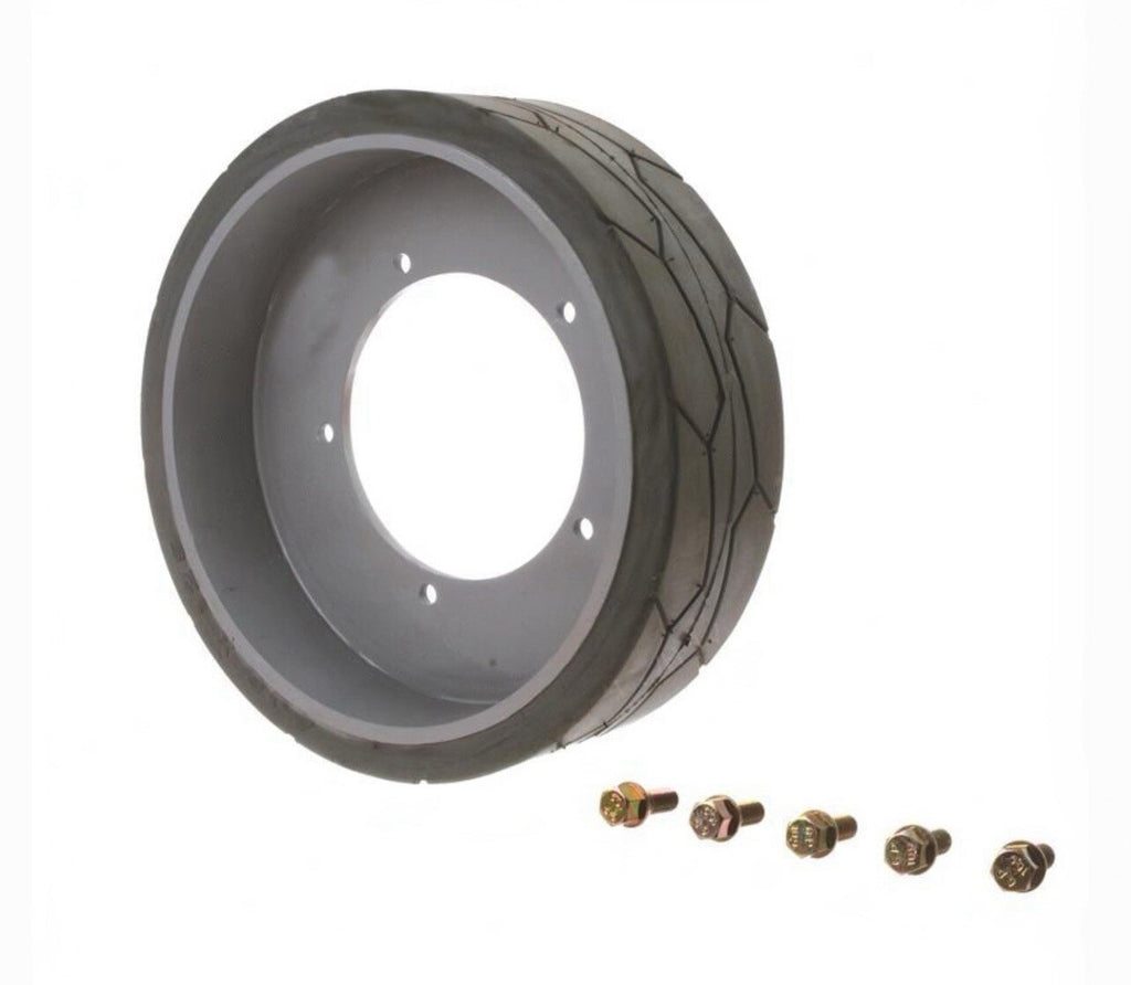 JLG 1001114466 Mould On Wheel - 406 X 125 INCL BOLTS - NM RIBBED