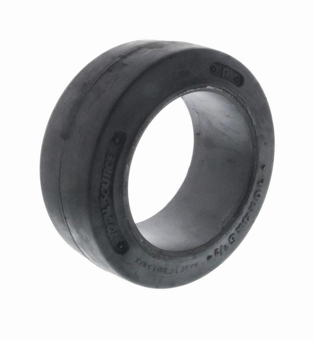 127251 DRIVE TIRE, RUBBER 10X4X6.5 SMOOTH FOR CROWN WP 3000