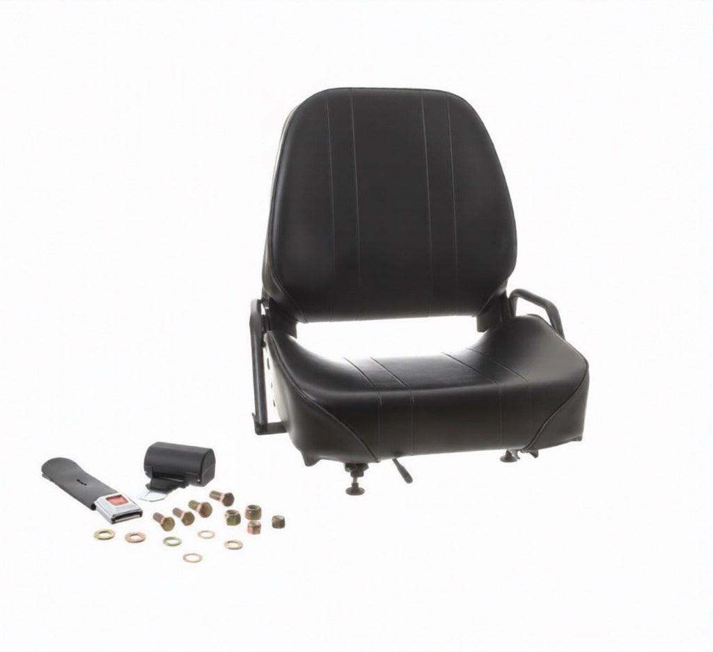 Komatsu Forklift Vinyl Seat w/ Seat Belt 3EB-50-A5160B Hip Restraints New