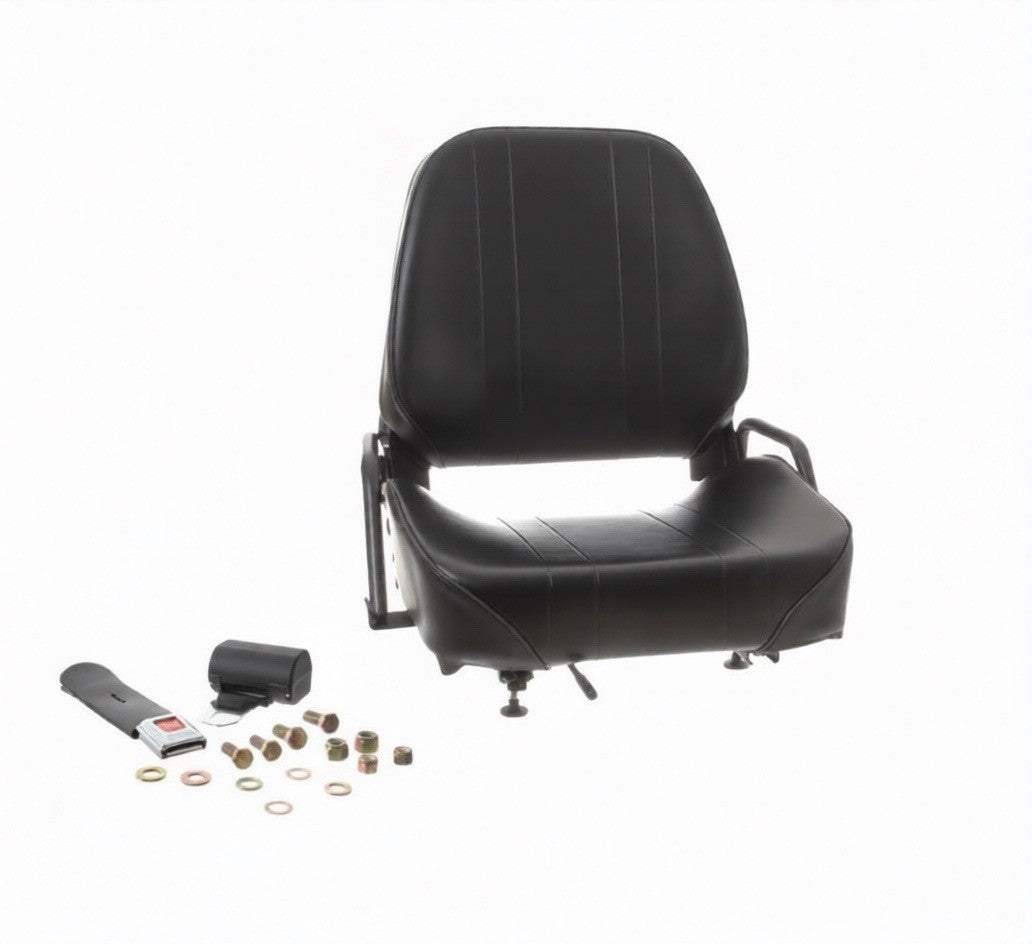 Komatsu Forklift Vinyl Seat w/ Seat Belt 3EB-50-A5160B Hip Restraints New
