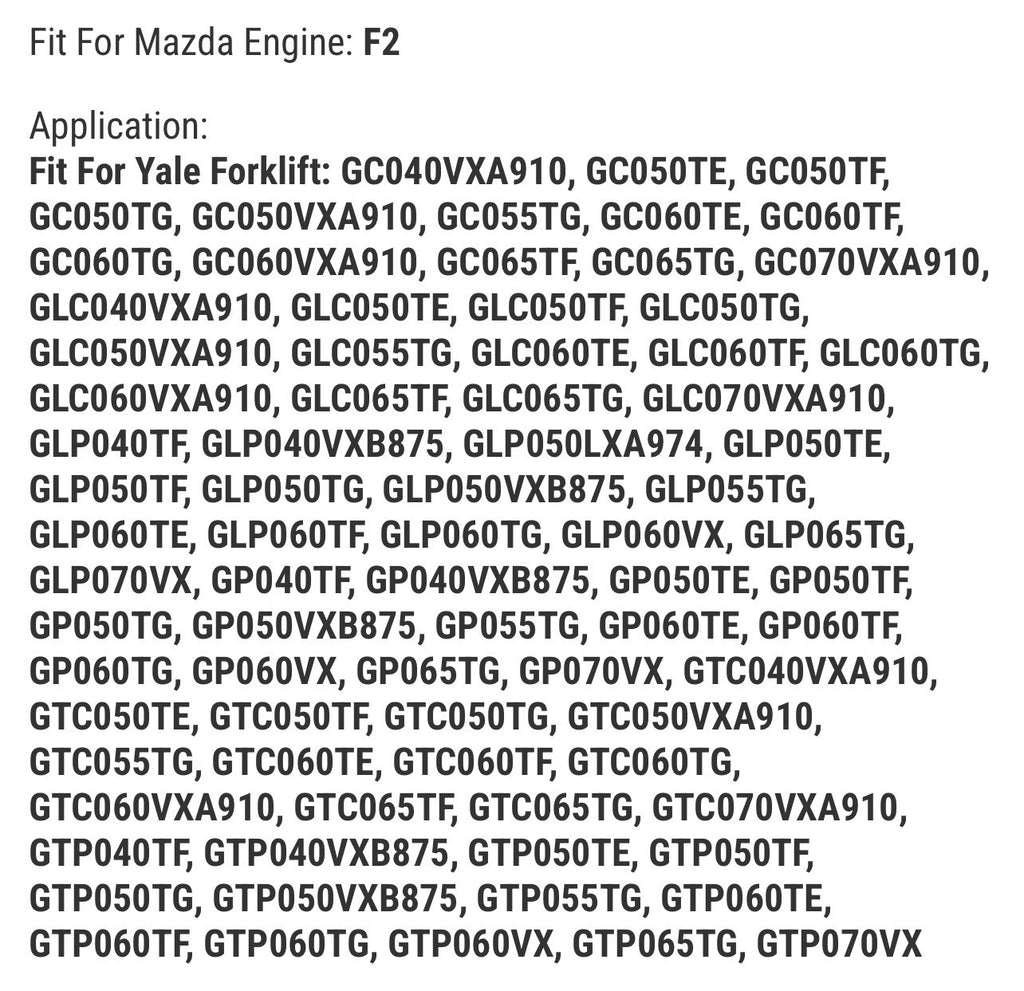 Overhaul Gasket Kit 5042597-63 for Mazda Engine F2 Yale Forklift