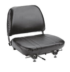 Caterpillar Forklift Vinyl Seat 973522 | Black Replacement Seat