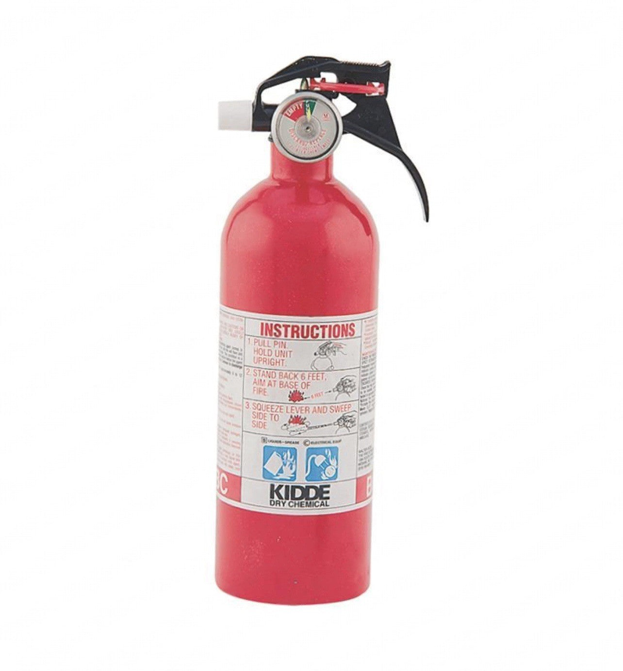 FIRE EXTINGUISHER - 2 LB 5-B:C W/PLASTIC BRACKET - KIDDE