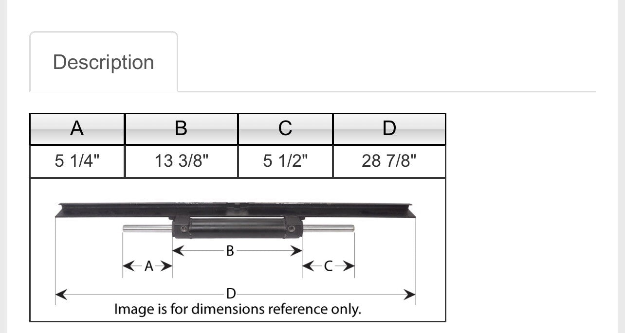 6025683 Replacement Forklift Cascade Sideshift Cylinder | Fits 55F-SSS-A084