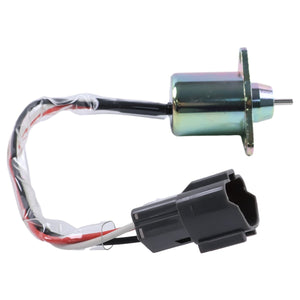 Yanmar 12V Fuel Shut-Off Solenoid 1503ES-12S5SUC12S | Komatsu PC40 PC45
