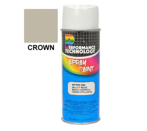 CROWN FORKLIFT SPRAY PAINT TOUCH BRIGHT BEIGE 12 0Z (SET OF 2)