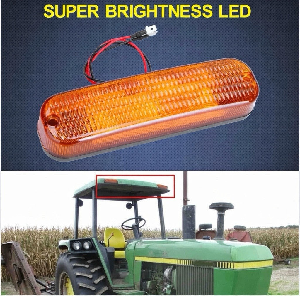 4Pcs LED Flashing Cab Light AR60250 for John Deere Tractors