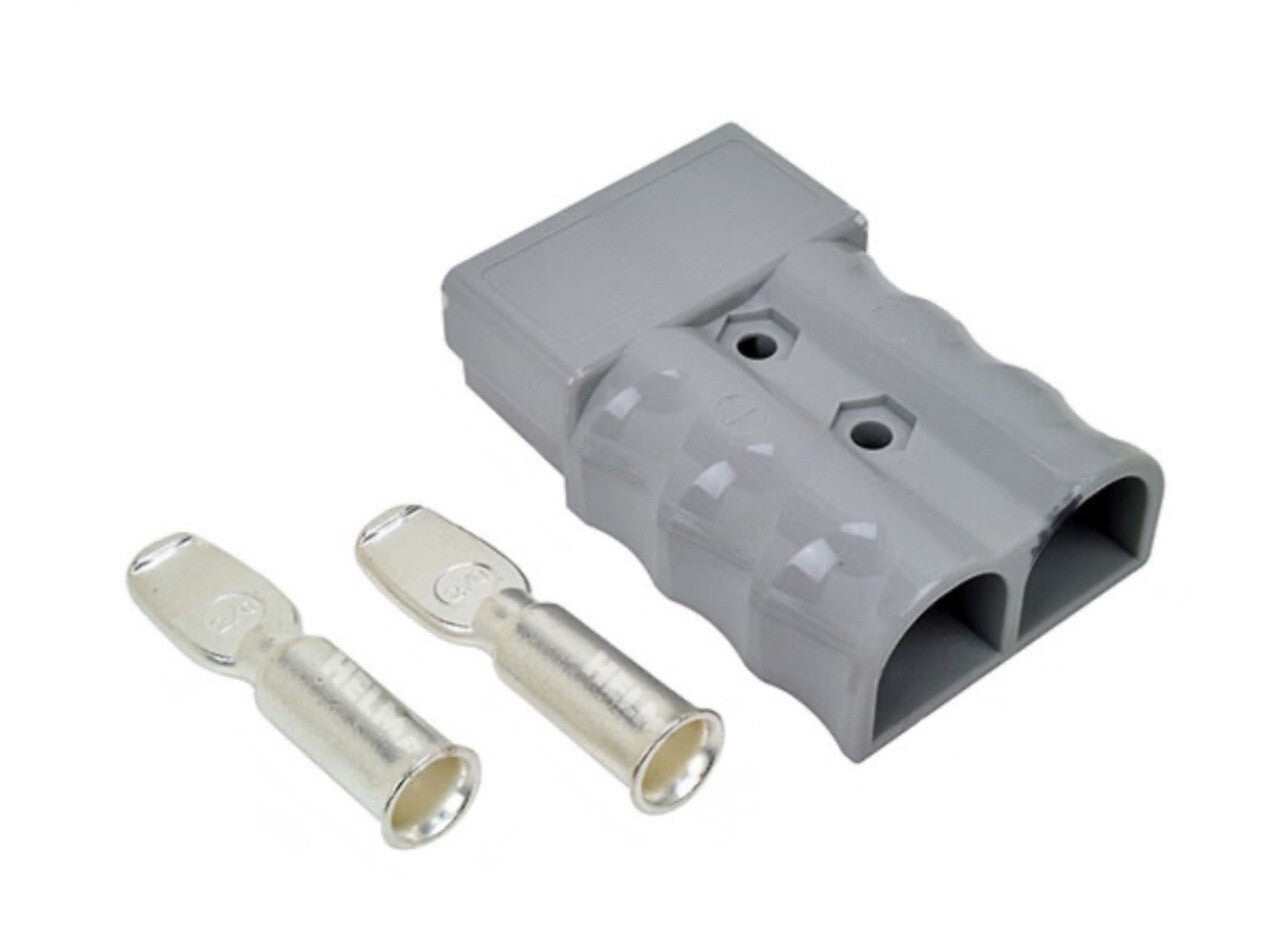 AM6320G1 Forklift Battery Connector SB350 2/0 Gray + 2 Tips - Set of 2