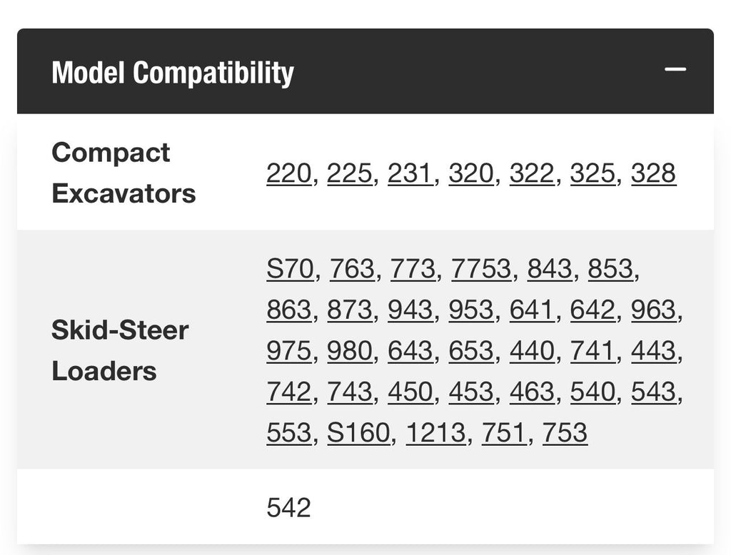 3737010 Bobcat Skid Steer fits Clark Cushion Seat