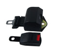 Forklift Seat Belt 61.61” Retractable 2-Point Black | Push Release