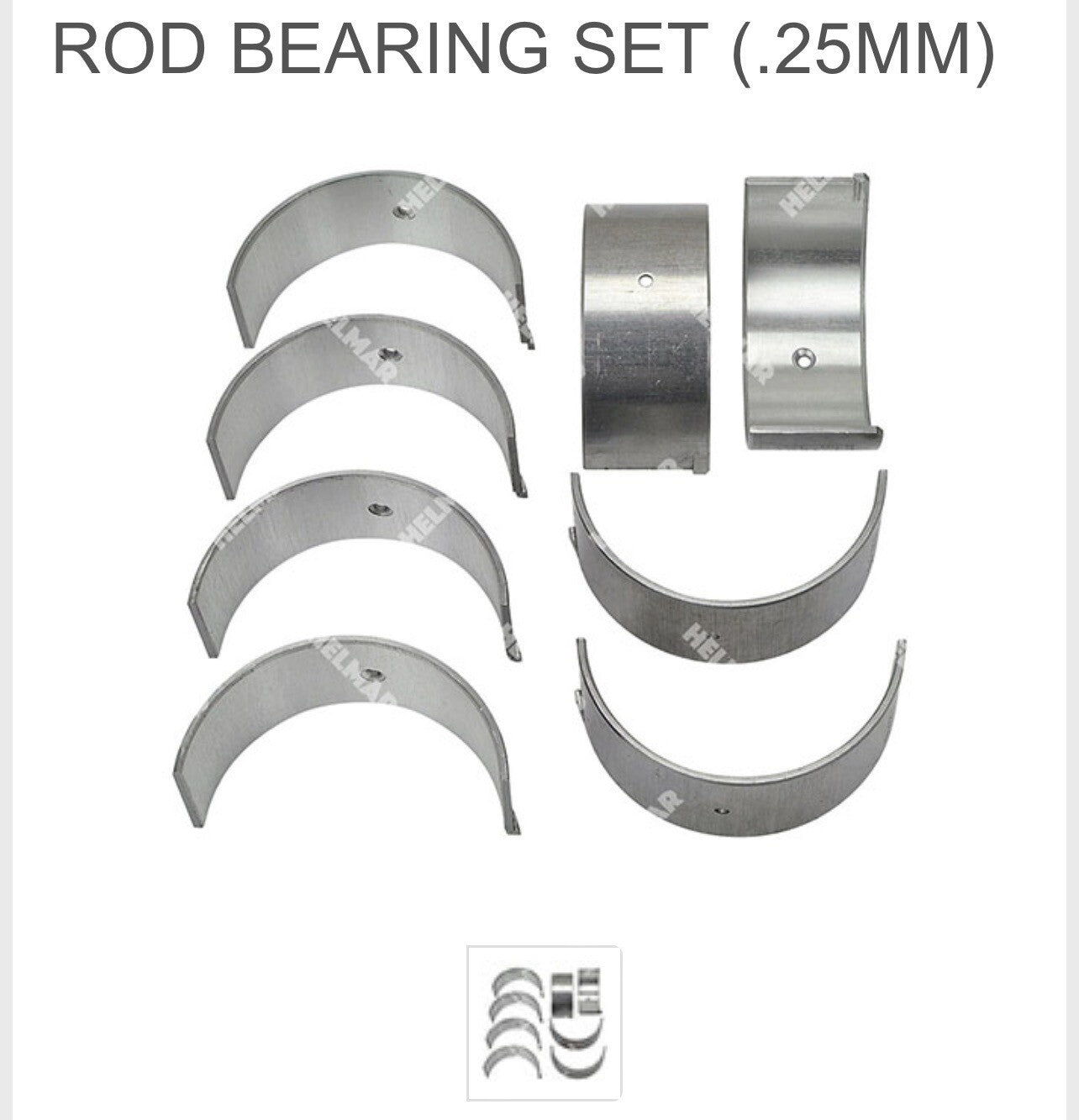 Mitsubishi Forklift 4G63 Rod Bearing Set .25MM MD195937