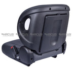 Toyota Forklift Vinyl Seat Non-Suspension Replacement | Heavy-Duty Black