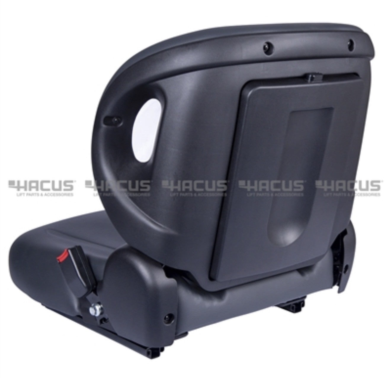 Toyota Forklift Vinyl Seat Non-Suspension Replacement | Heavy-Duty Black